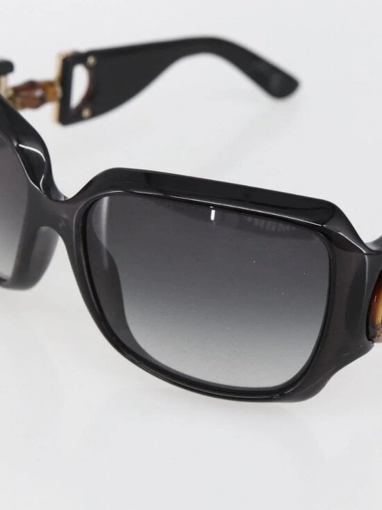 GUCCI Sunglasses plastic Brown Auth bs33337